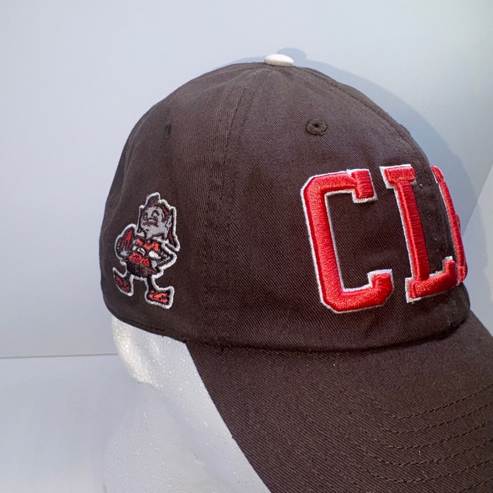 NFL Cleveland Browns NFL Team Apparel Baseball Hat OSFA Brown - Picture 5 of 7